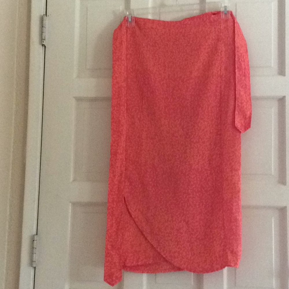 Light Orange Color wrap Midi